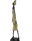 Bronze Issouf 110 cm vert n°1 Bronzes d'Afrique