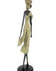 Bronze Issouf 110 cm vert n°1 Bronzes d'Afrique
