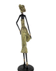 Bronze Issouf 110 cm vert n°2 Bronzes d'Afrique
