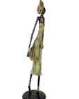 Bronze Issouf 110 cm vert n°2 Bronzes d'Afrique