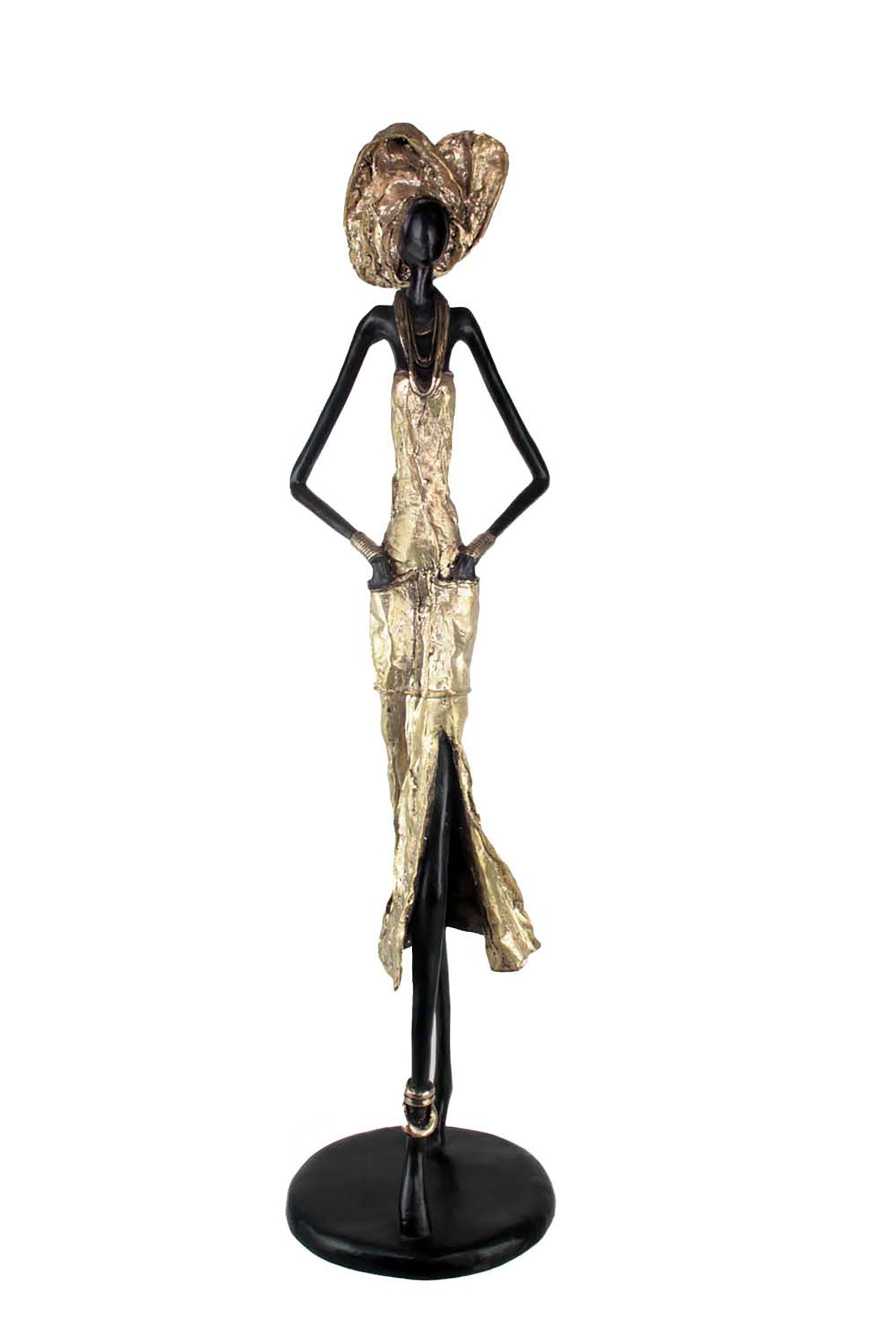 Bronze Issouf 110 cm doré n°1 Bronzes d'Afrique