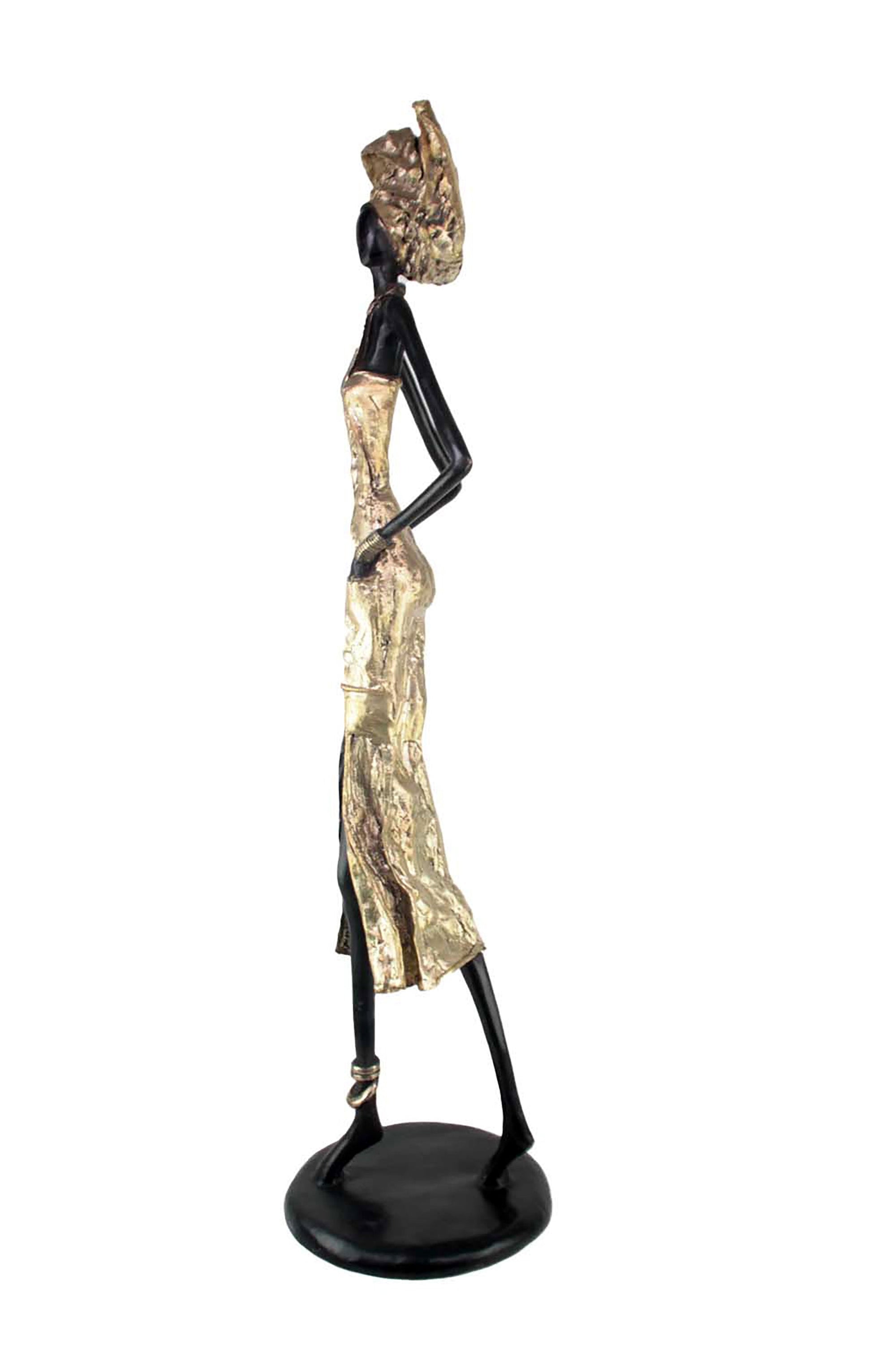 Bronze Issouf 110 cm doré n°1 Bronzes d'Afrique