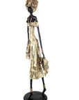 Bronze Issouf 110 cm doré n°2 Bronzes d'Afrique