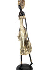 Bronze Issouf 110 cm doré n°2 Bronzes d'Afrique