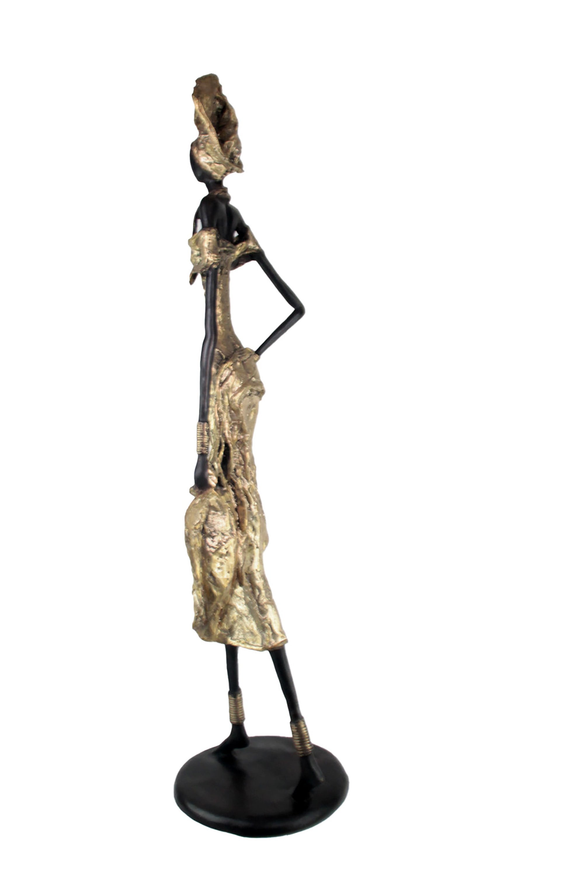 Bronze Issouf 110 cm doré n°2 Bronzes d'Afrique