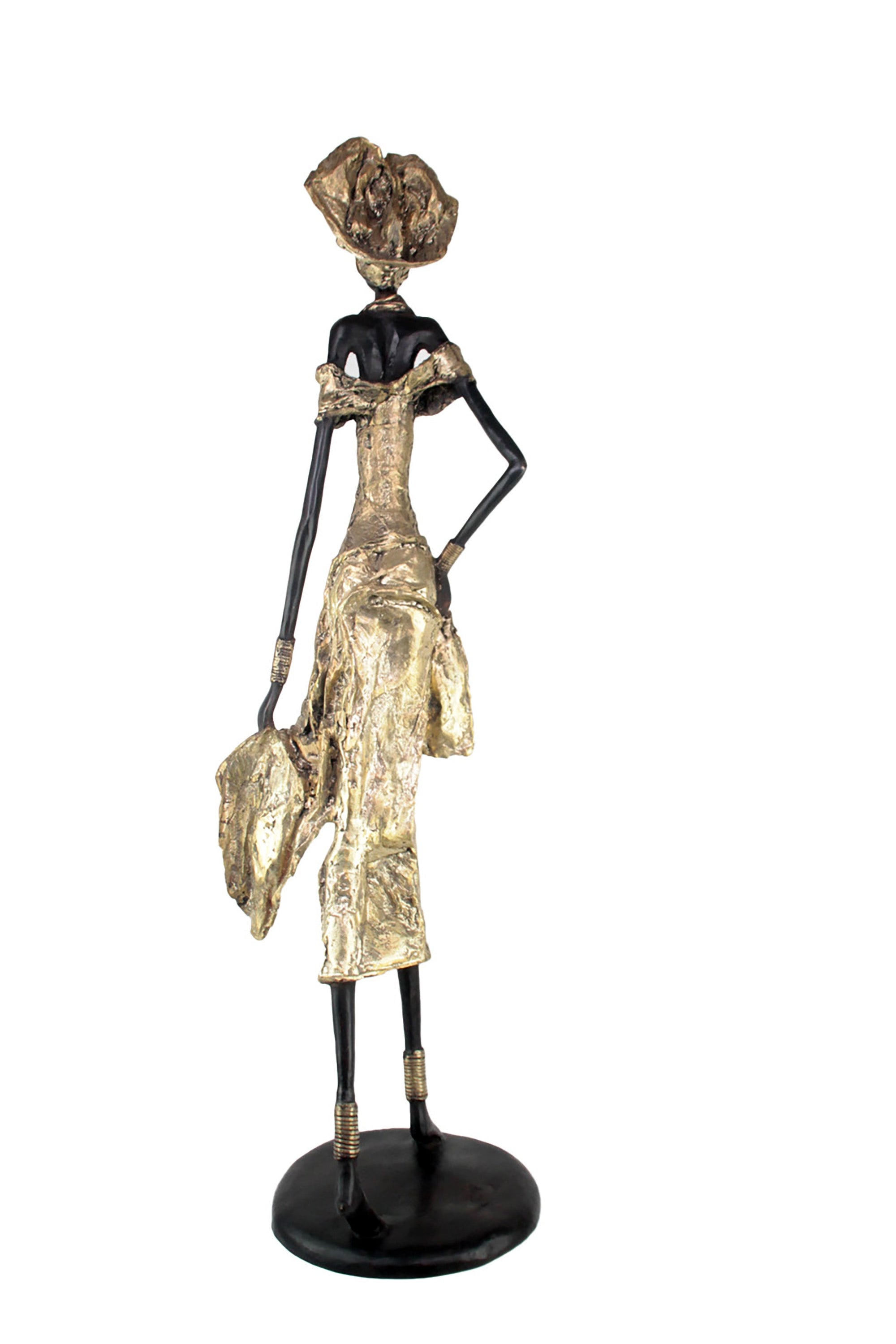 Bronze Issouf 110 cm doré n°2 Bronzes d'Afrique
