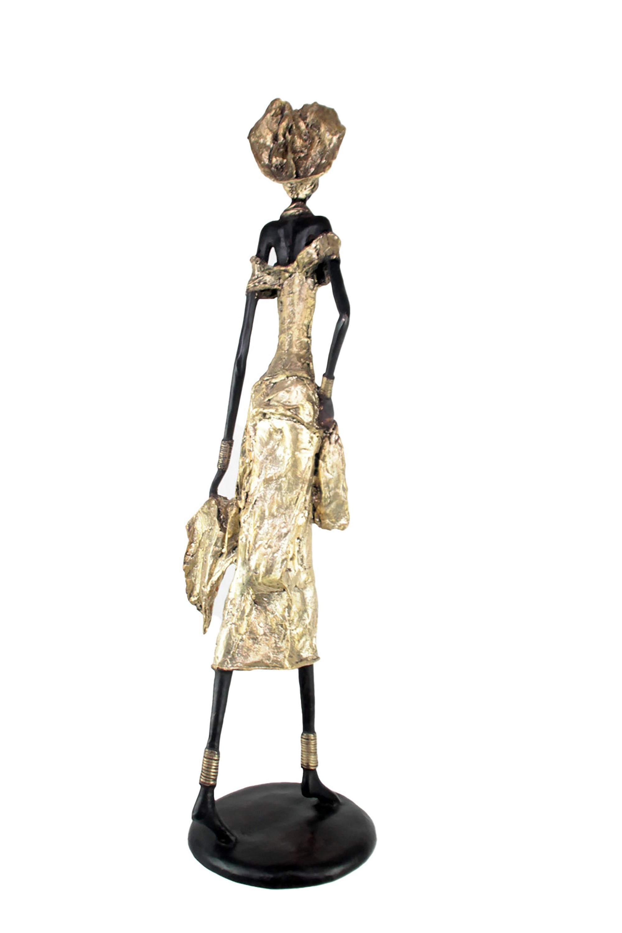 Bronze Issouf 110 cm doré n°2 Bronzes d'Afrique