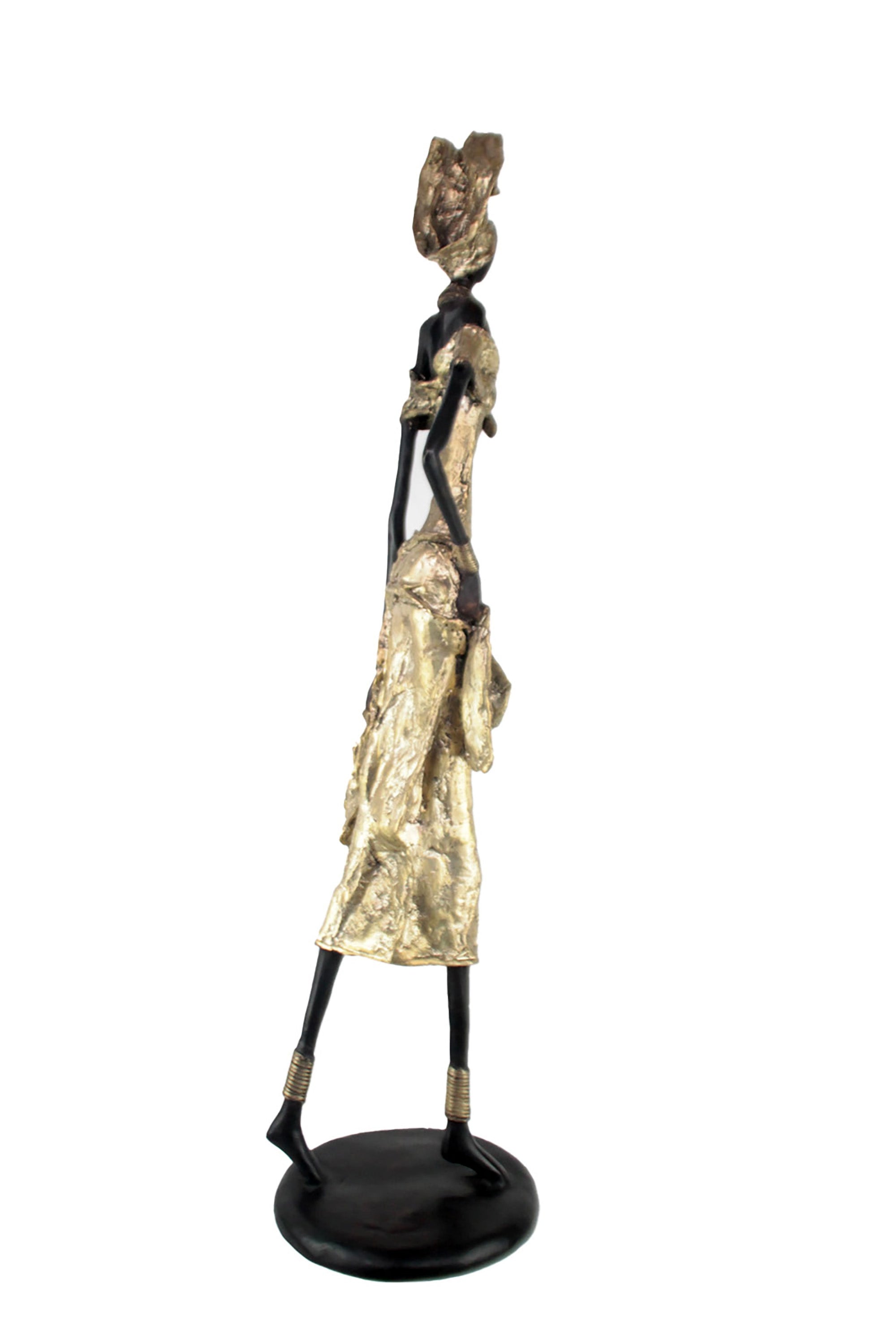 Bronze Issouf 110 cm doré n°2 Bronzes d'Afrique