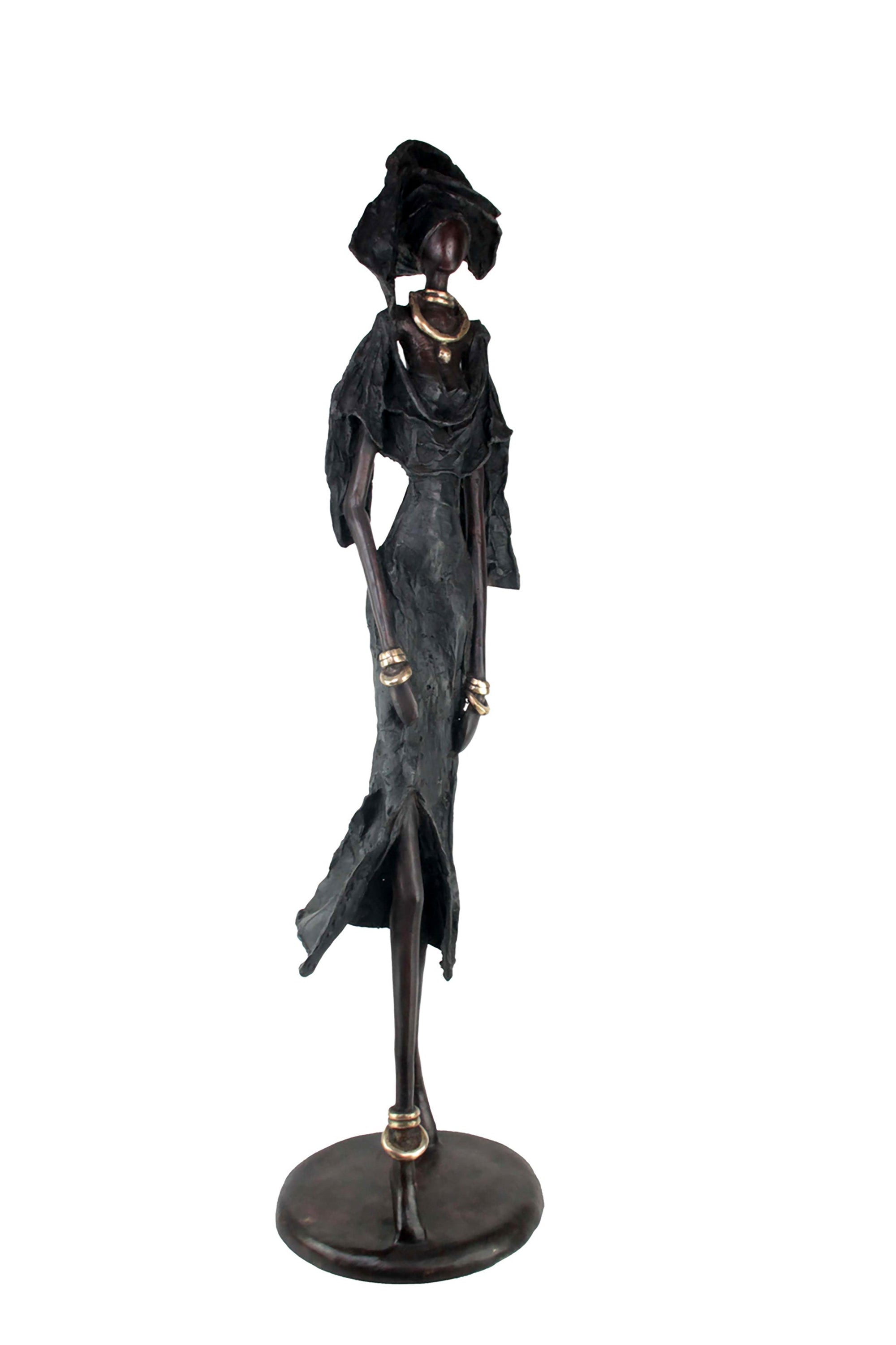 Bronze Issouf 110 cm noir n°1 Bronzes d'Afrique