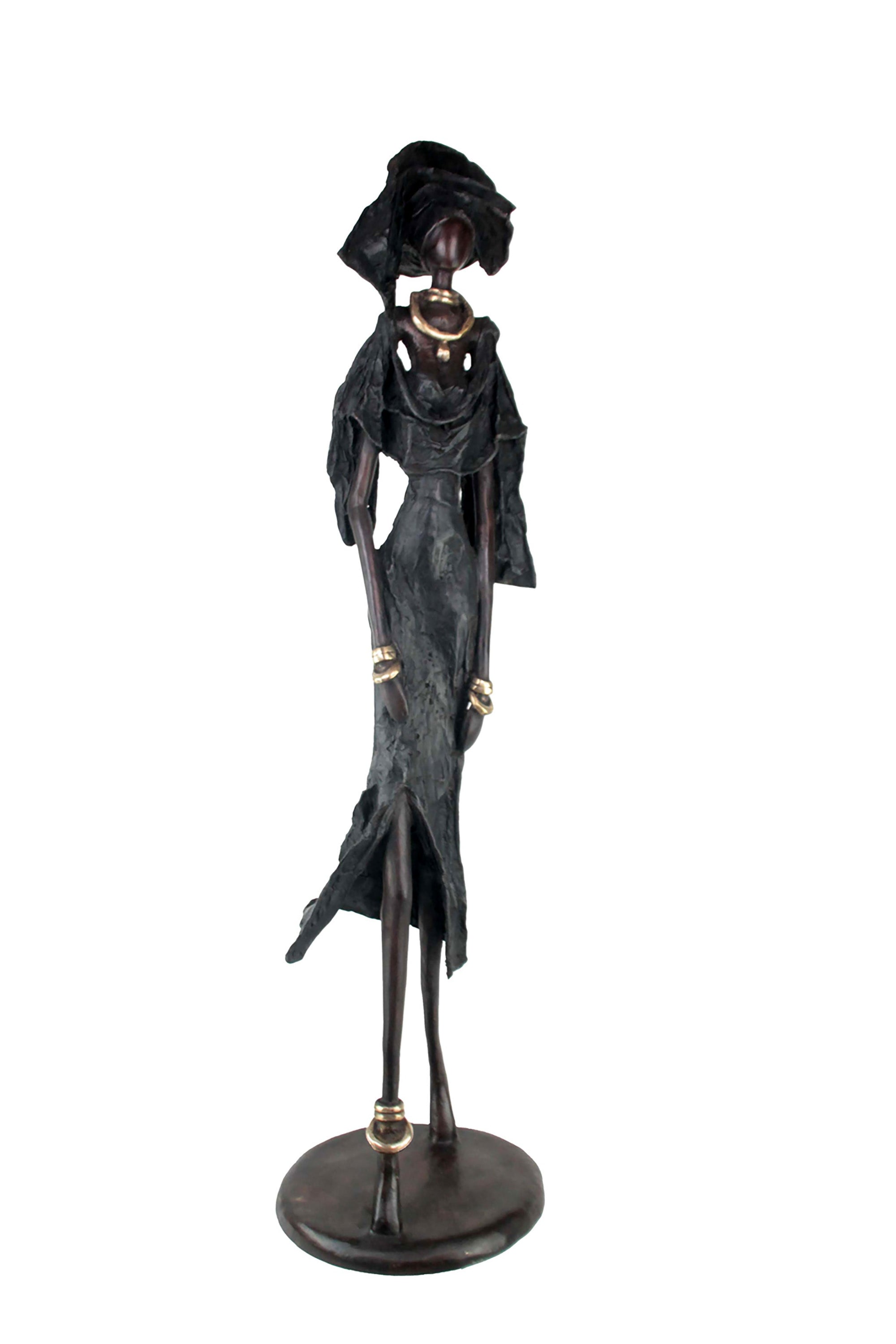 Bronze Issouf 110 cm noir n°1 Bronzes d'Afrique