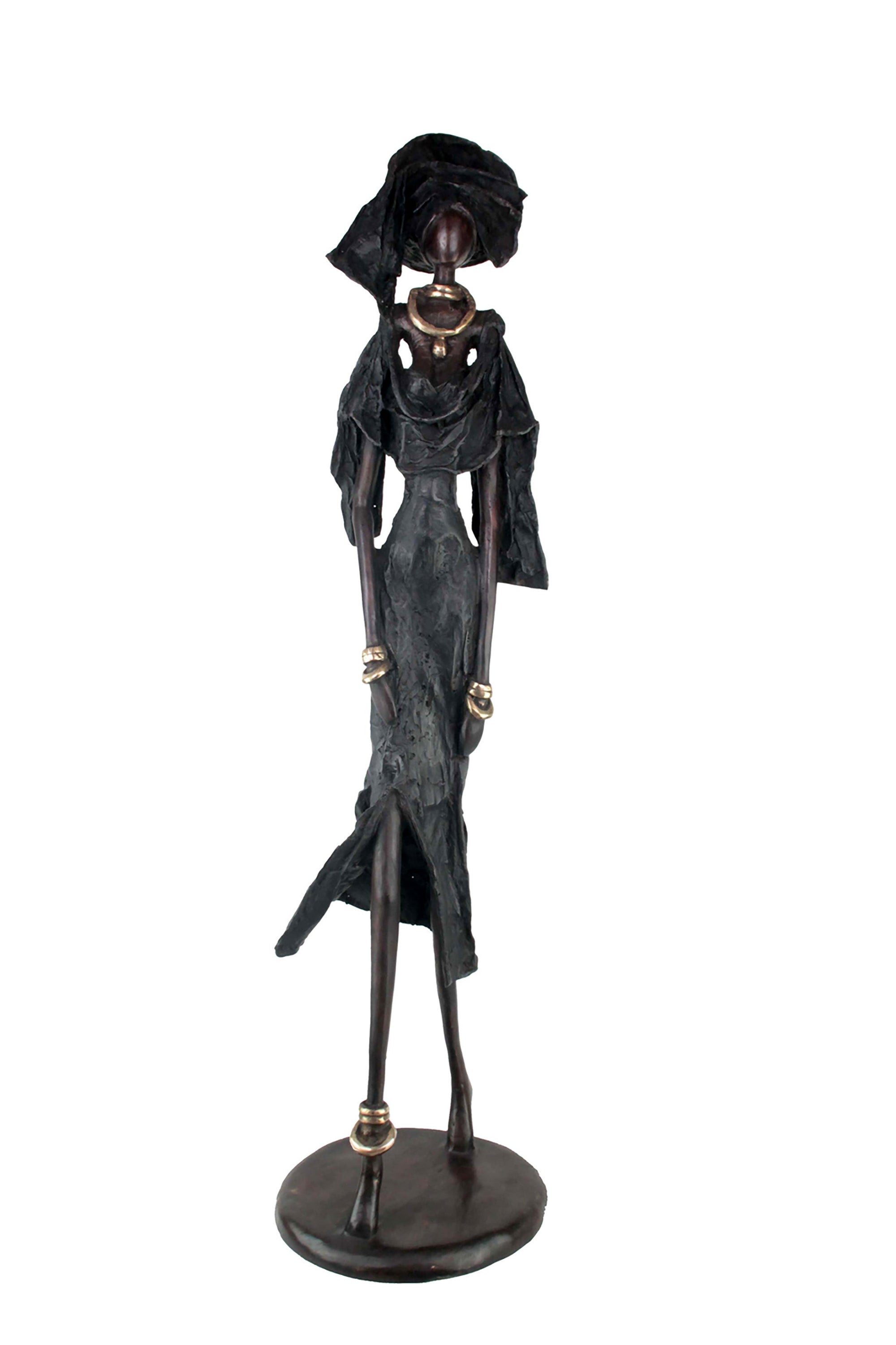 Bronze Issouf 110 cm noir n°1 Bronzes d'Afrique