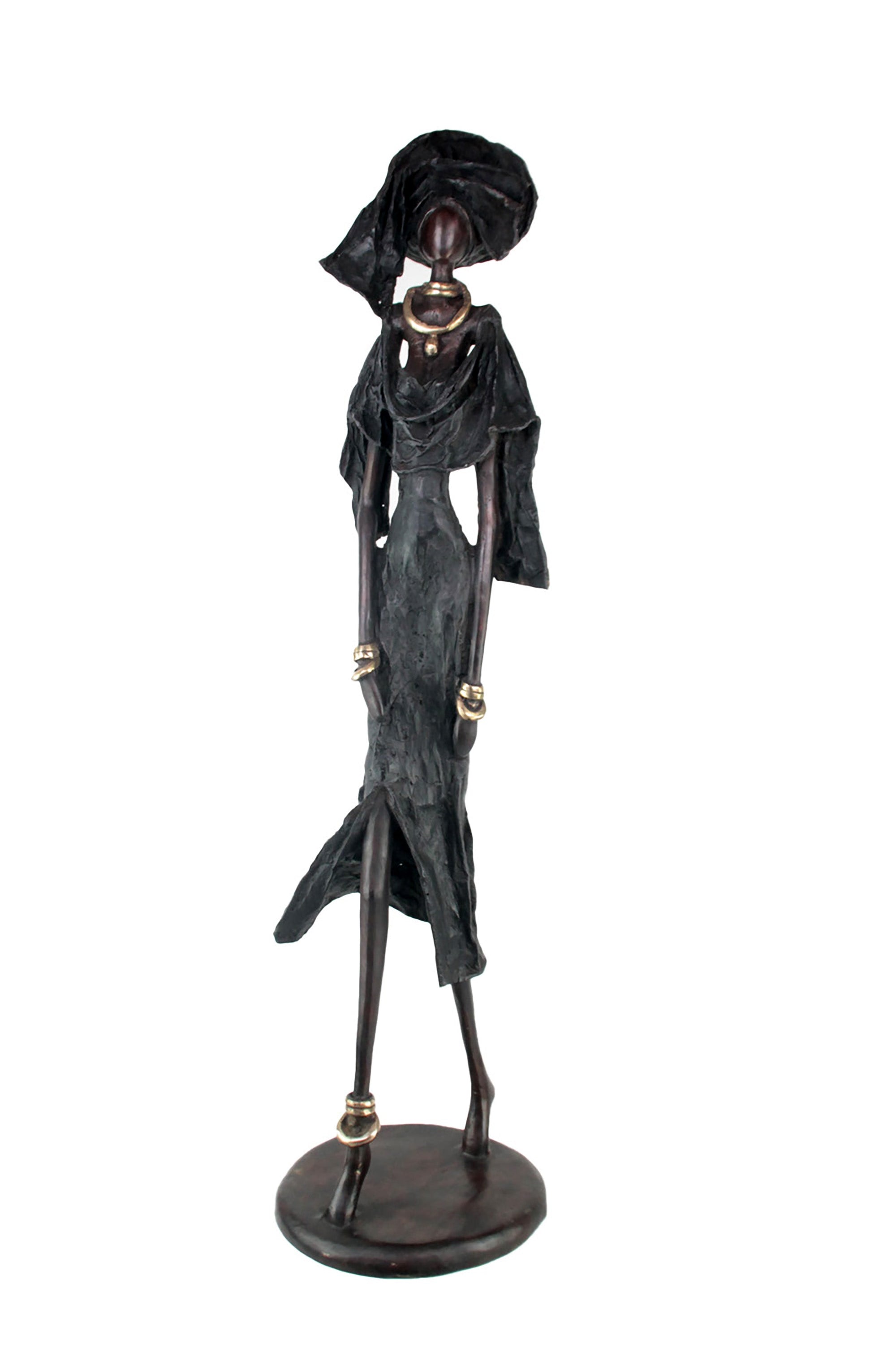 Bronze Issouf 110 cm noir n°1 Bronzes d'Afrique