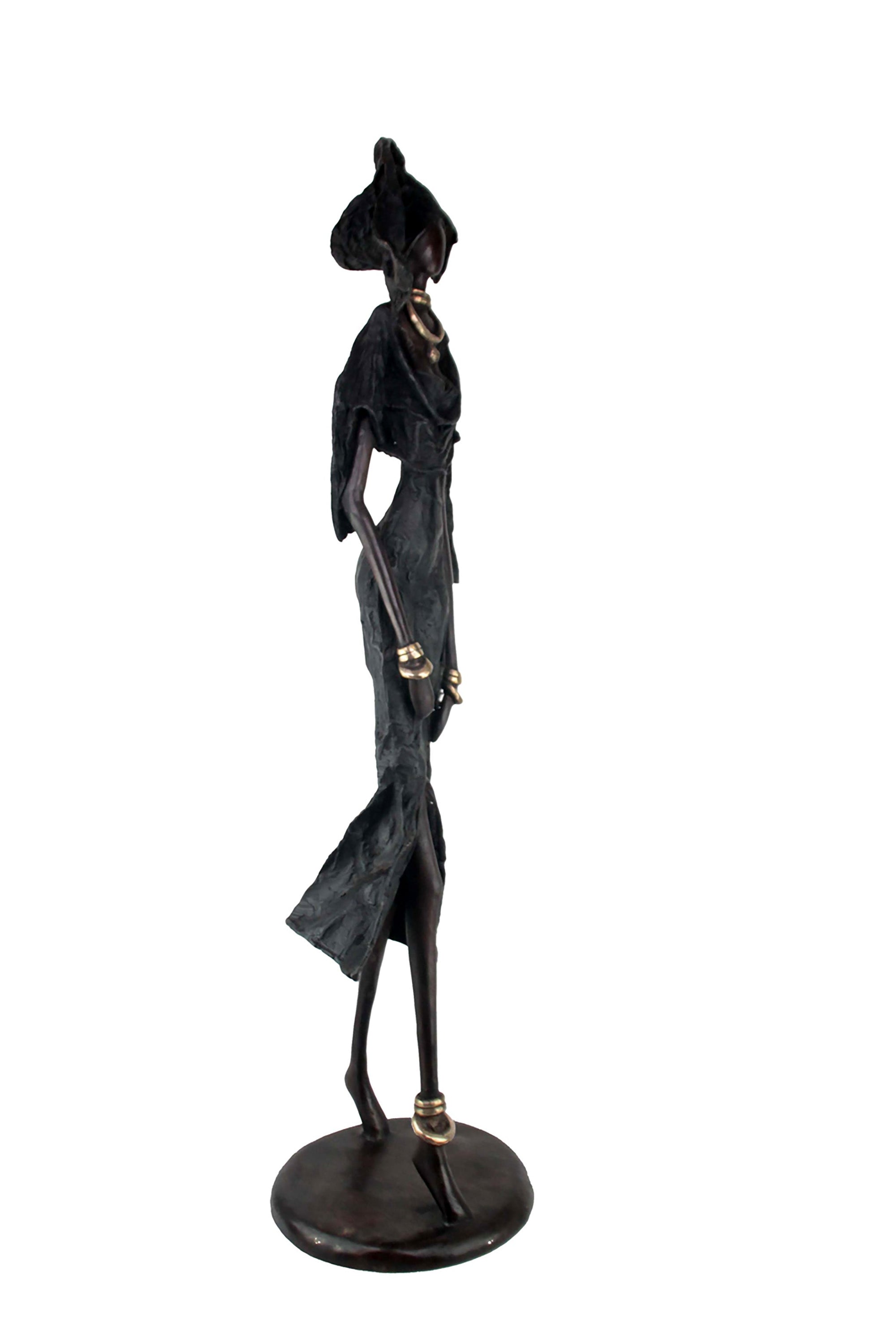 Bronze Issouf 110 cm noir n°1 Bronzes d'Afrique