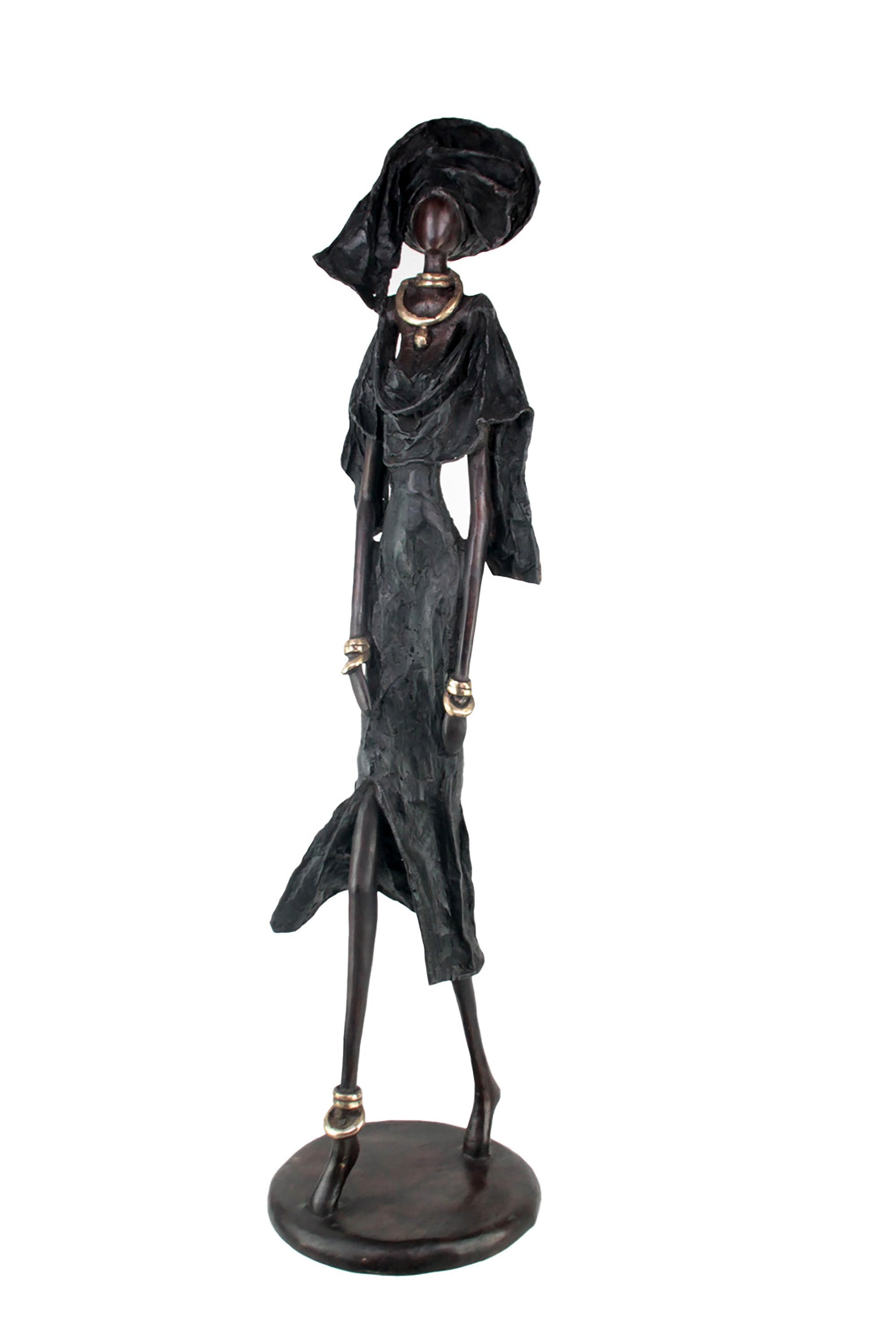 Bronze Issouf 110 cm noir n°1 Bronzes d'Afrique