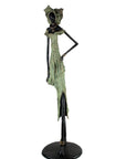 Bronze Issouf 130 cm vert n°2 Bronzes d'Afrique