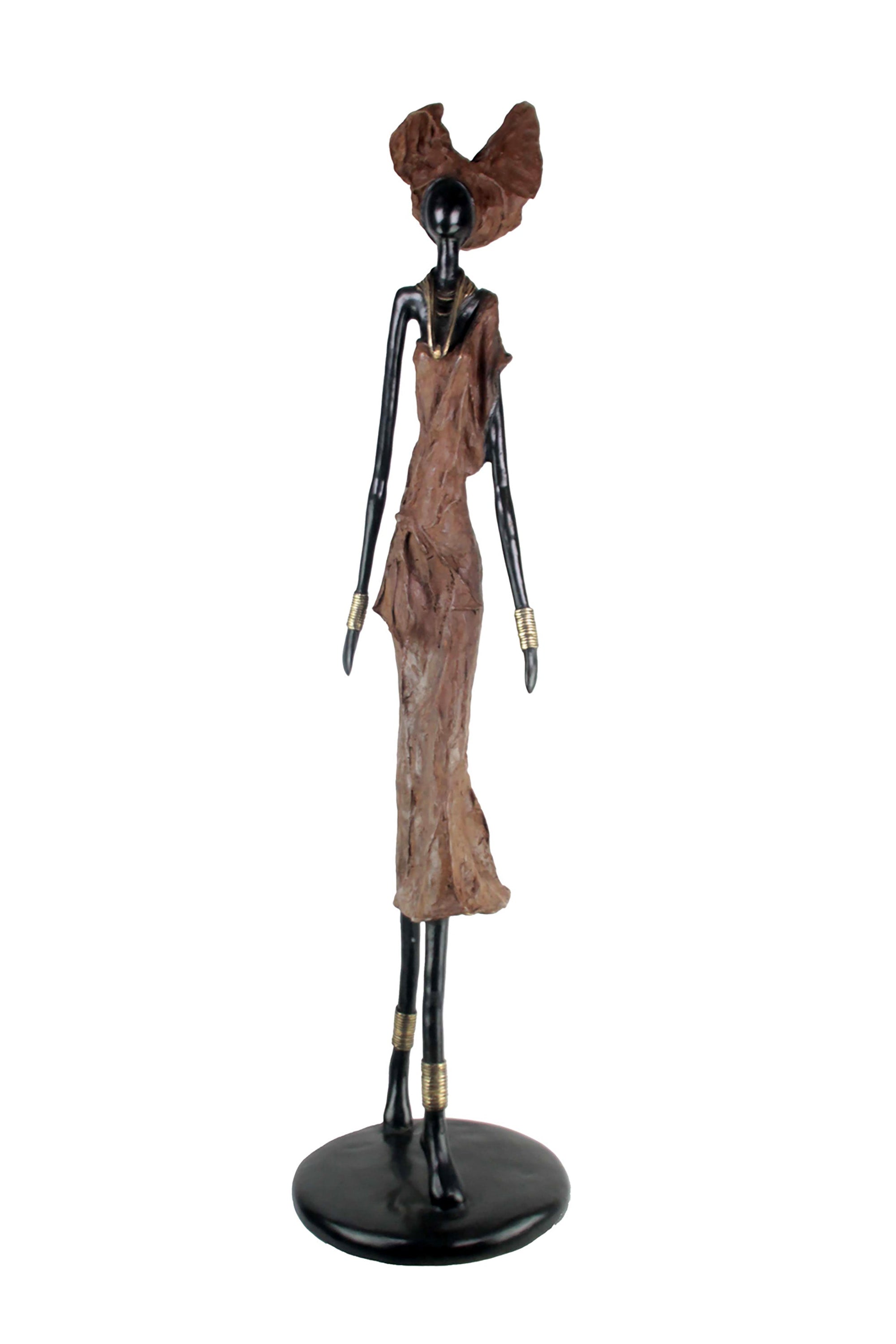 Bronze Issouf 130 cm marron n°2 Bronzes d'Afrique