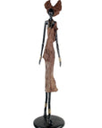Bronze Issouf 130 cm marron n°2 Bronzes d'Afrique