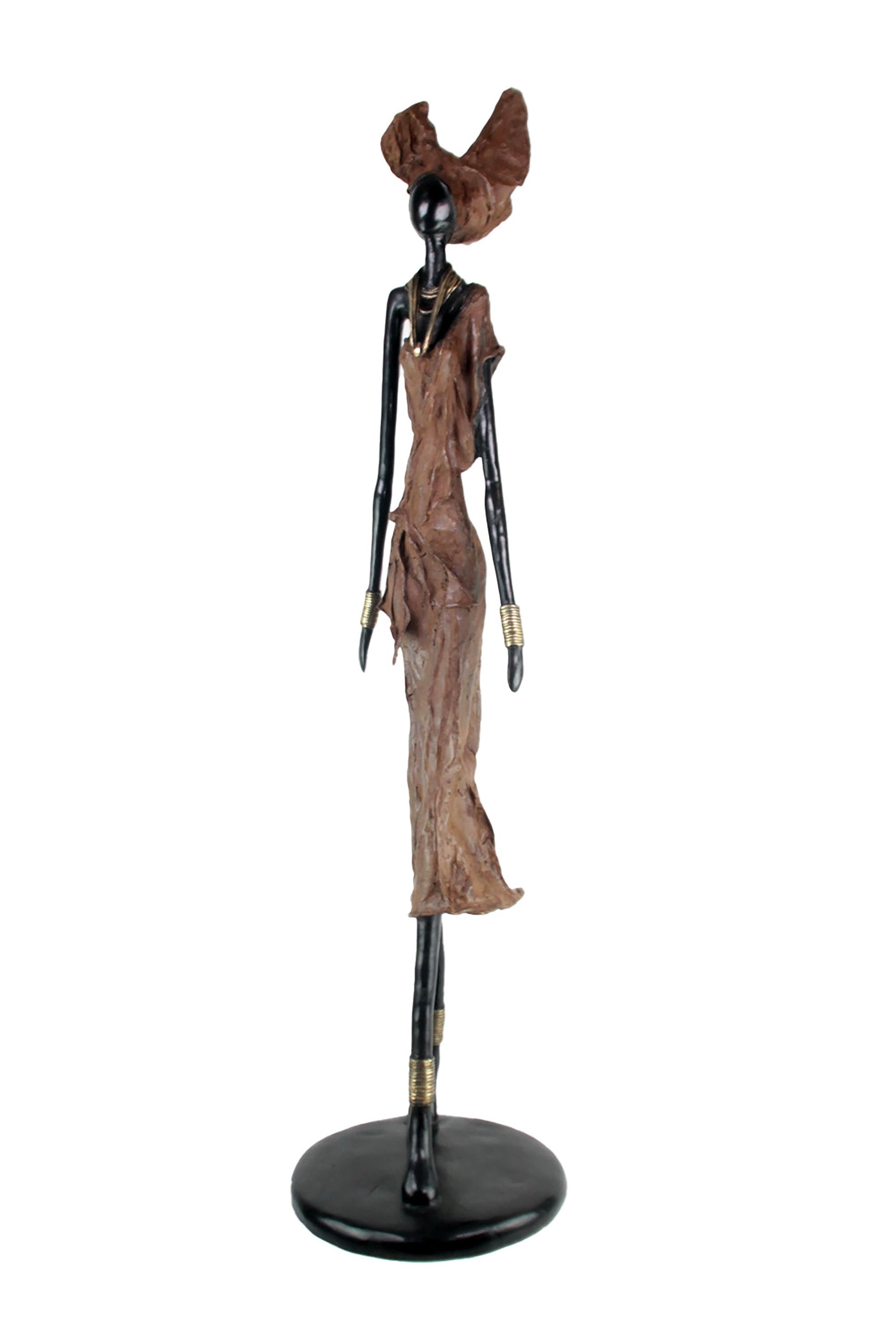 Bronze Issouf 130 cm marron n°2 Bronzes d'Afrique