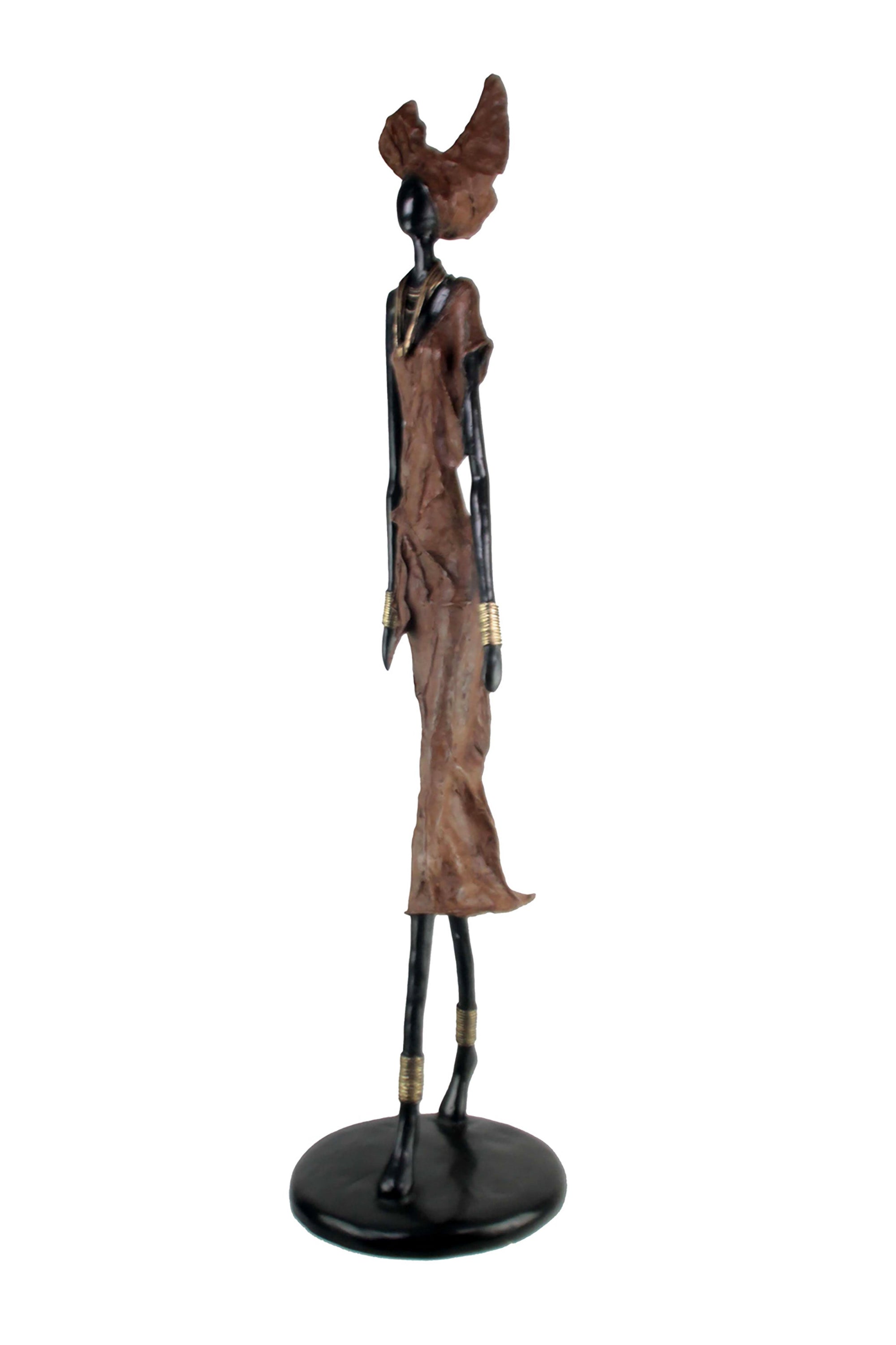 Bronze Issouf 130 cm marron n°2 Bronzes d'Afrique