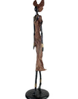 Bronze Issouf 130 cm marron n°2 Bronzes d'Afrique
