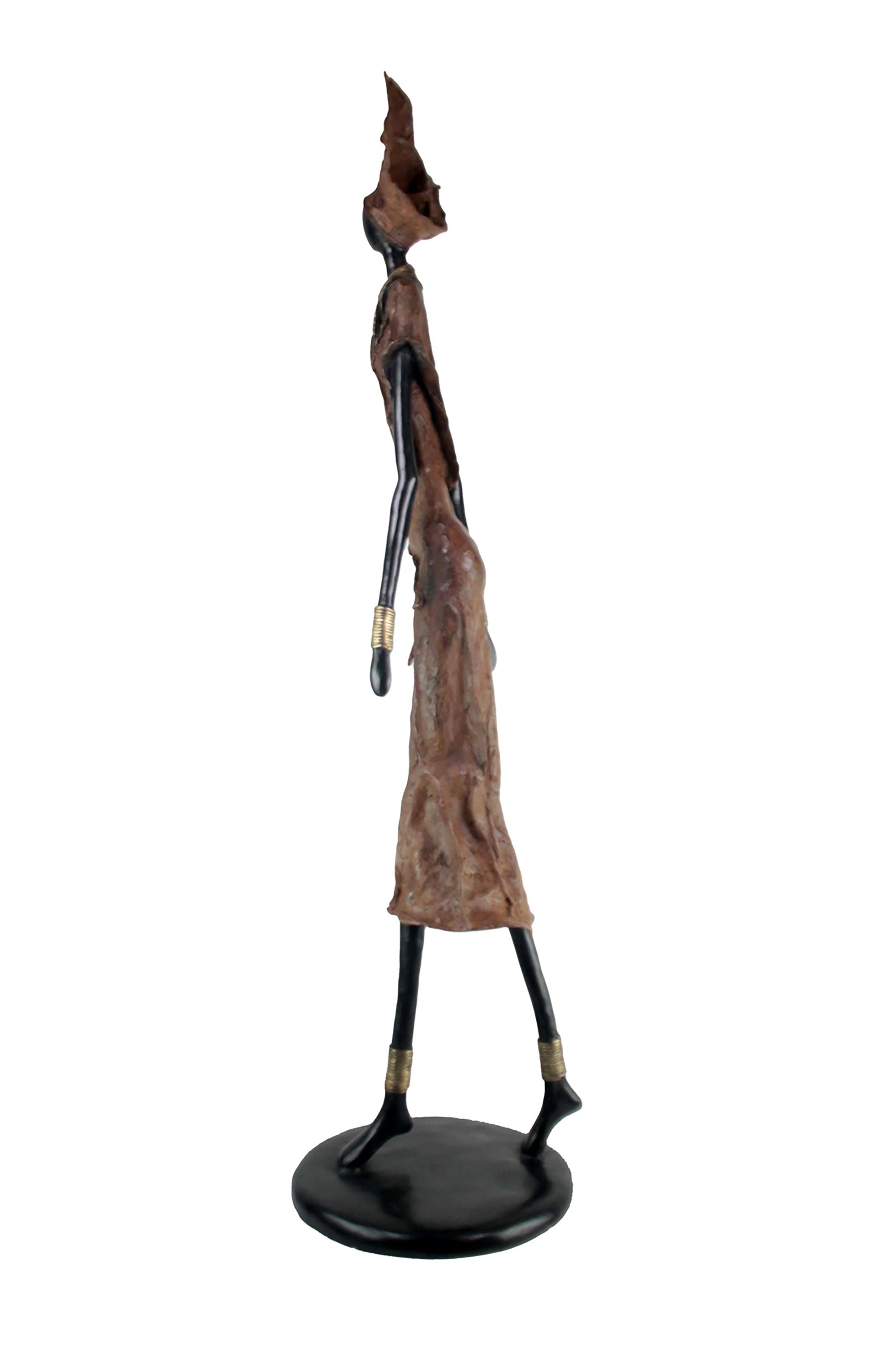 Bronze Issouf 130 cm marron n°2 Bronzes d'Afrique