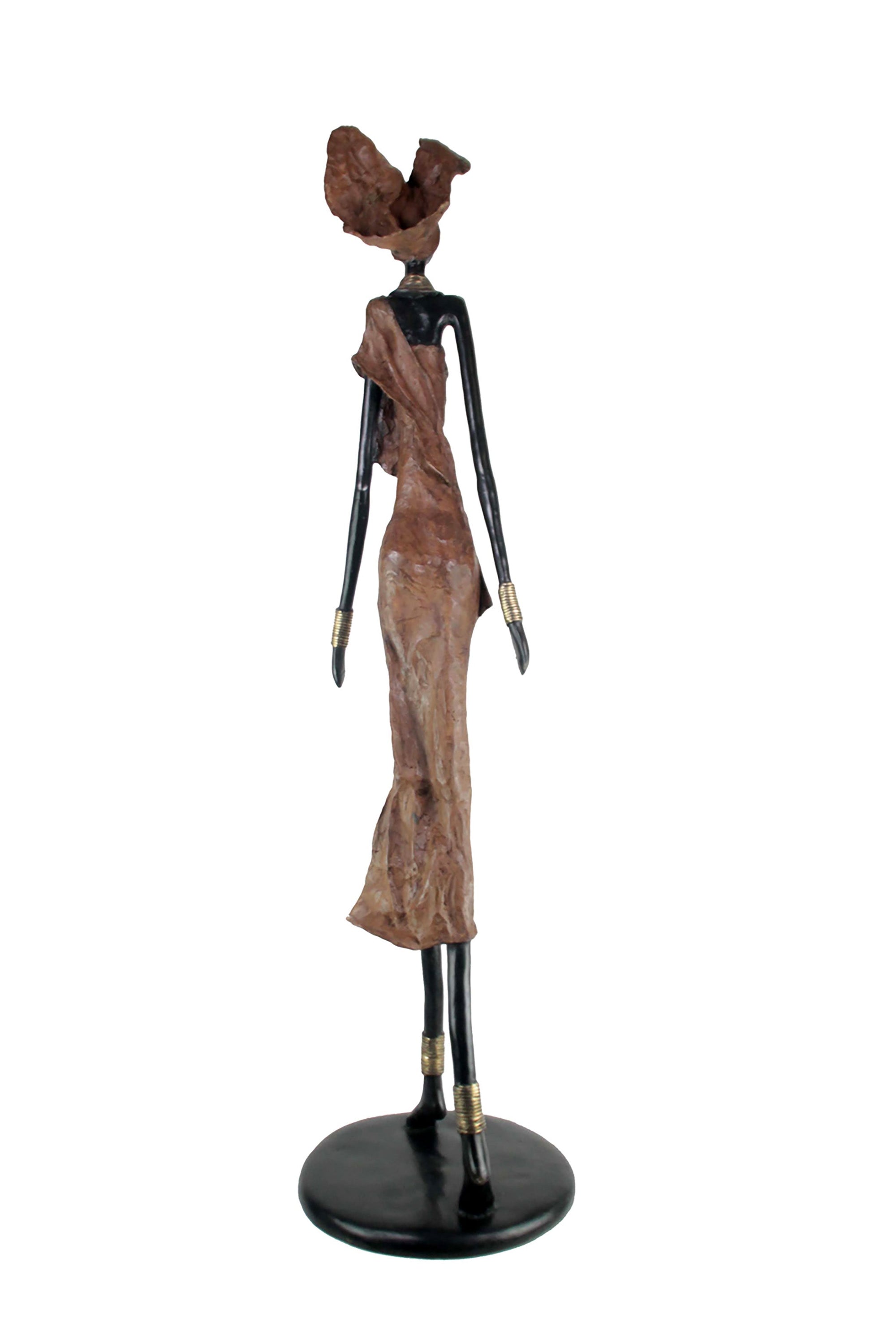 Bronze Issouf 130 cm marron n°2 Bronzes d'Afrique