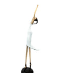 Bronze danseuse 55 cm blanc n°1 Bronzes d'Afrique