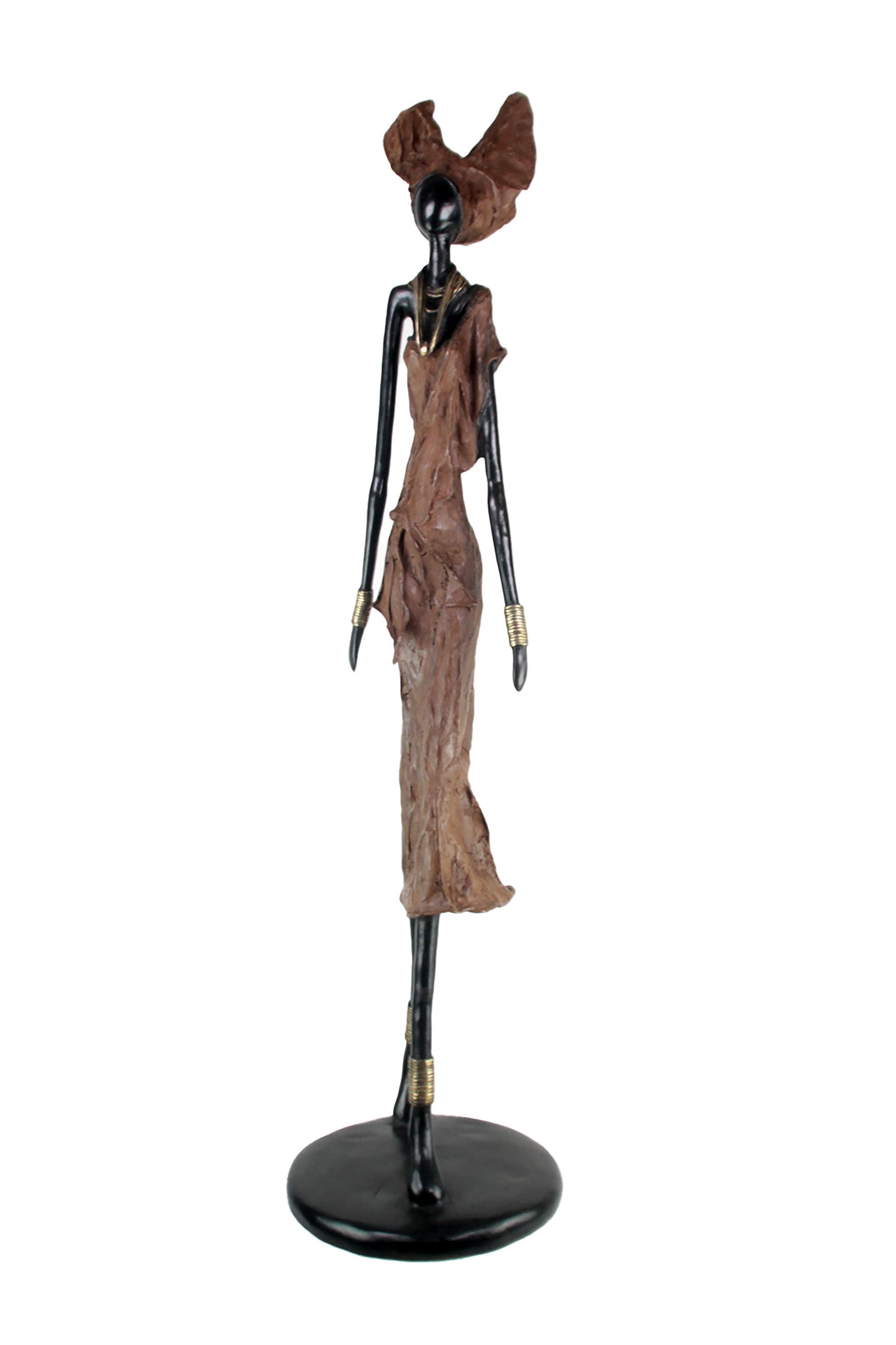 Bronze Issouf 130 cm marron n°2 Bronzes d'Afrique