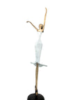 Bronze danseuse 55 cm blanc n°1 Bronzes d'Afrique