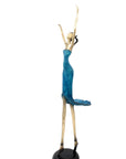 Bronze danseuse 55 cm bleu n°2 Bronzes d'Afrique