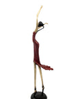 Bronze danseuse 55 cm rouge n°2 Bronzes d'Afrique