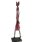 Bronze Issouf 130 cm rouge n°1 Bronzes d'Afrique