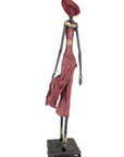 Bronze Issouf 130 cm rouge n°1 Bronzes d'Afrique