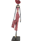 Bronze Issouf 130 cm rouge n°1 Bronzes d'Afrique