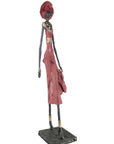 Bronze Issouf 130 cm rouge n°1 Bronzes d'Afrique