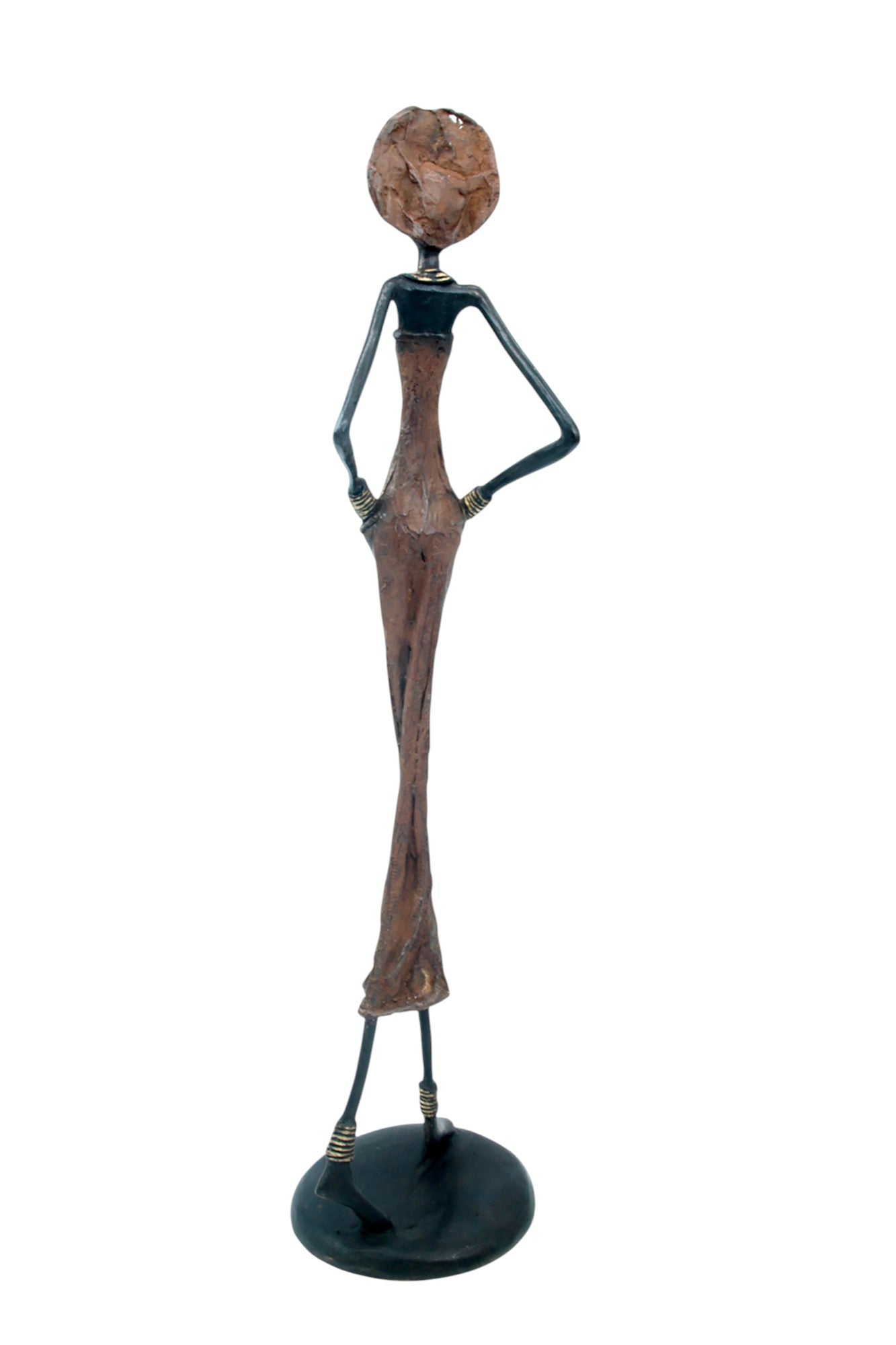 Bronze 55 cm marron n°9 Bronzes d'Afrique