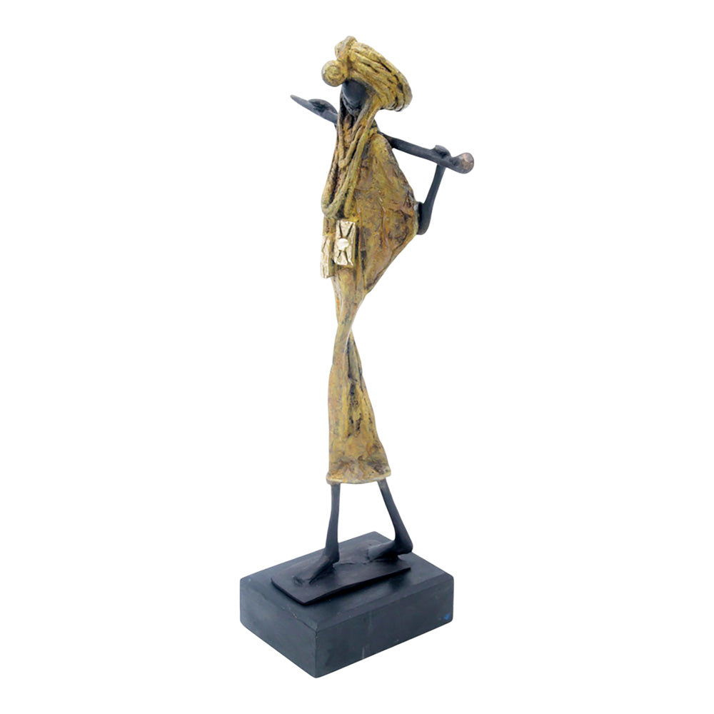 Touareg 35 cm vert n°1 Bronzes d'Afrique