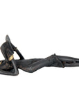 Bronze allongé 20 cm noir n°9 Bronzes d'Afrique