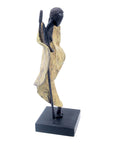 Bronze Feuille simple 45 cm vert n°4 Bronzes d'Afrique