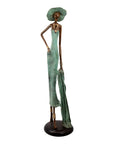 Bronze Issouf 80 cm vert n°3 Bronzes d'Afrique
