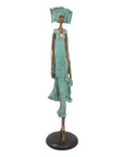 Bronze Issouf 80 cm vert n°1 Bronzes d'Afrique