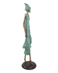 Bronze Issouf 80 cm vert n°1 Bronzes d'Afrique