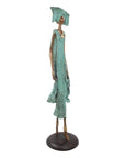 Bronze Issouf 80 cm vert n°1 Bronzes d'Afrique
