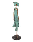 Bronze Issouf 80 cm vert n°1 Bronzes d'Afrique