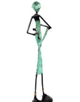 Bronze 55 cm turquoise n°2 Bronzes d'Afrique