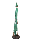 Bronze Issouf 80 cm vert n°2 Bronzes d'Afrique