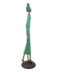 Bronze Issouf 80 cm vert n°2 Bronzes d'Afrique