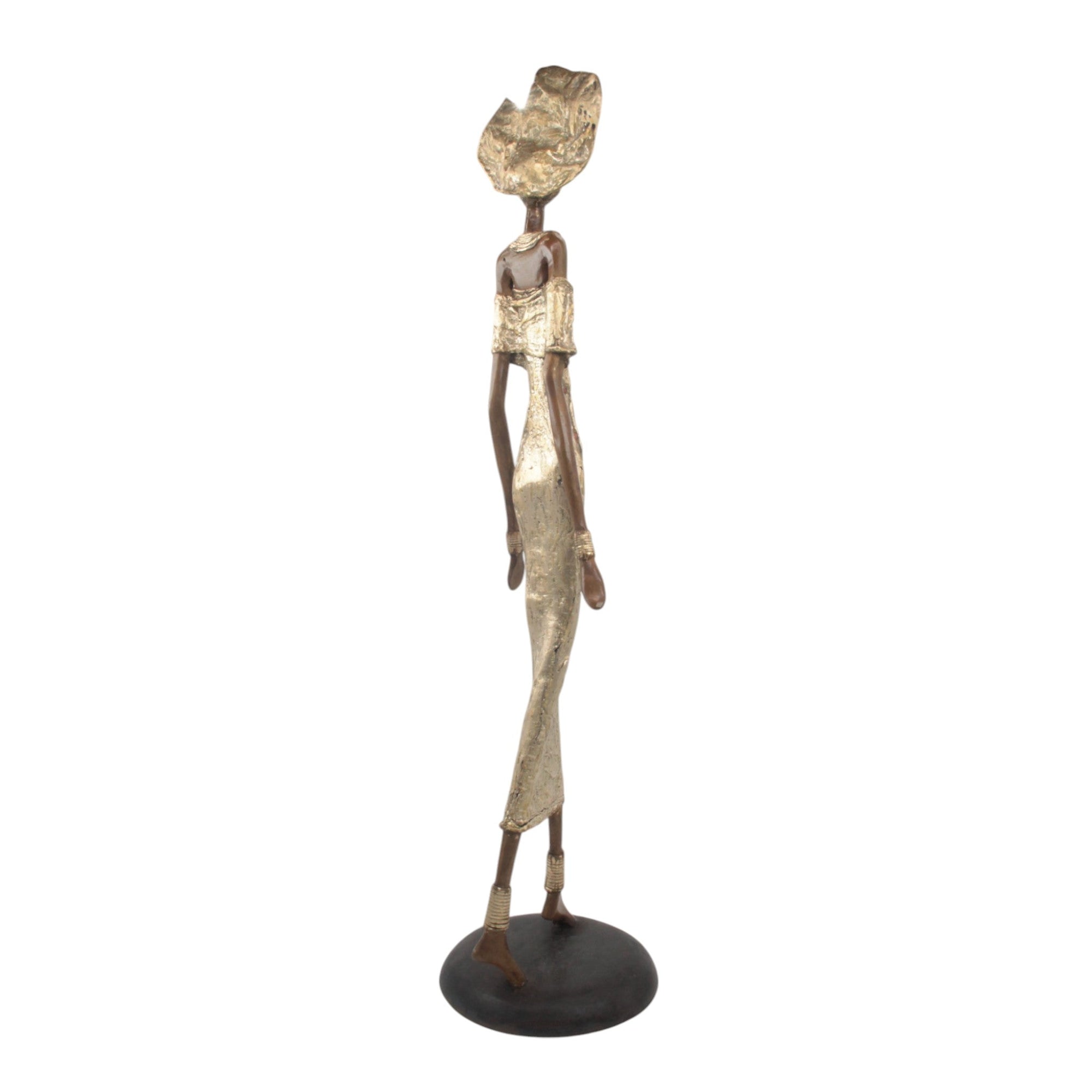 Bronze Issouf 80 cm doré n°1 Bronzes d'Afrique