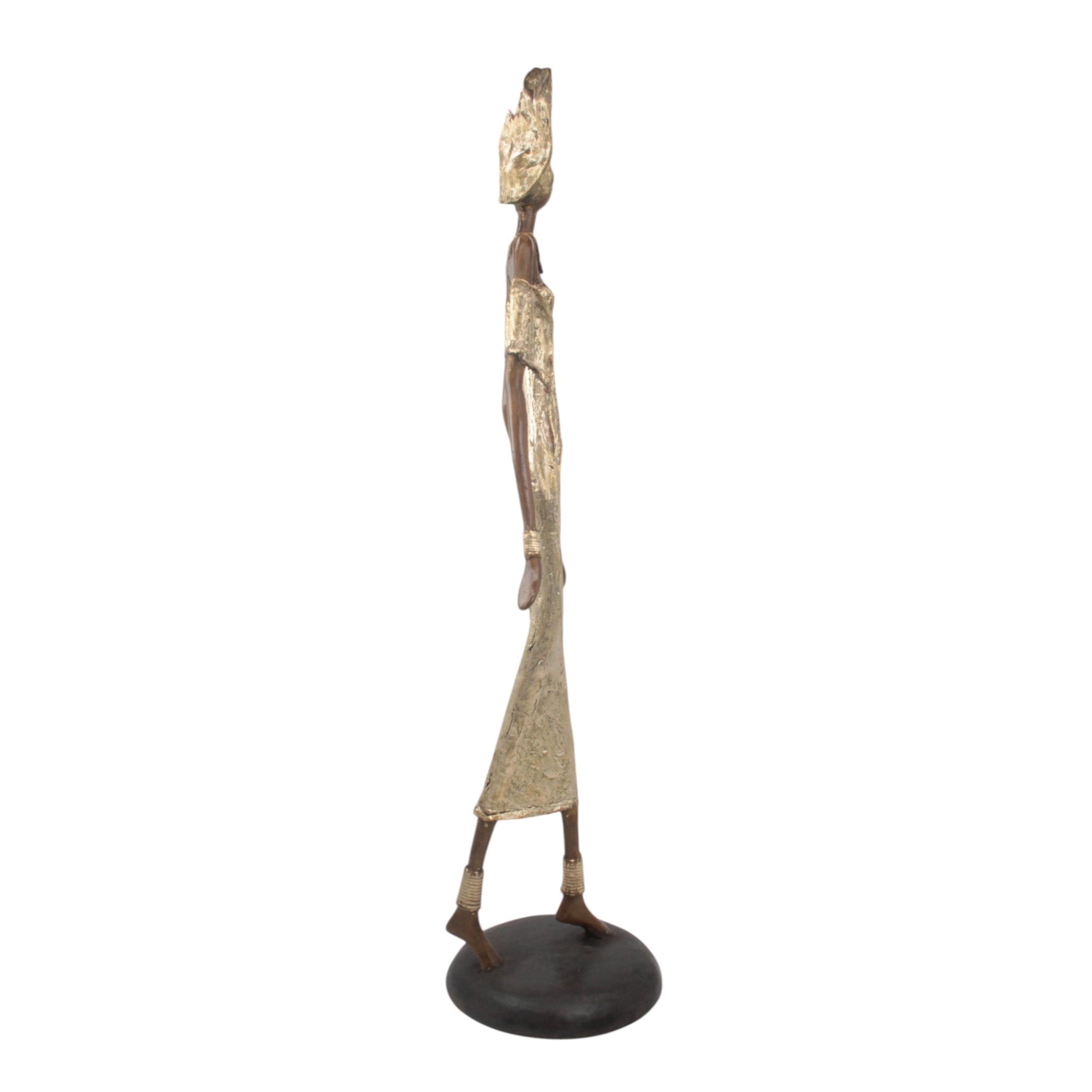 Bronze Issouf 80 cm doré n°1 Bronzes d'Afrique