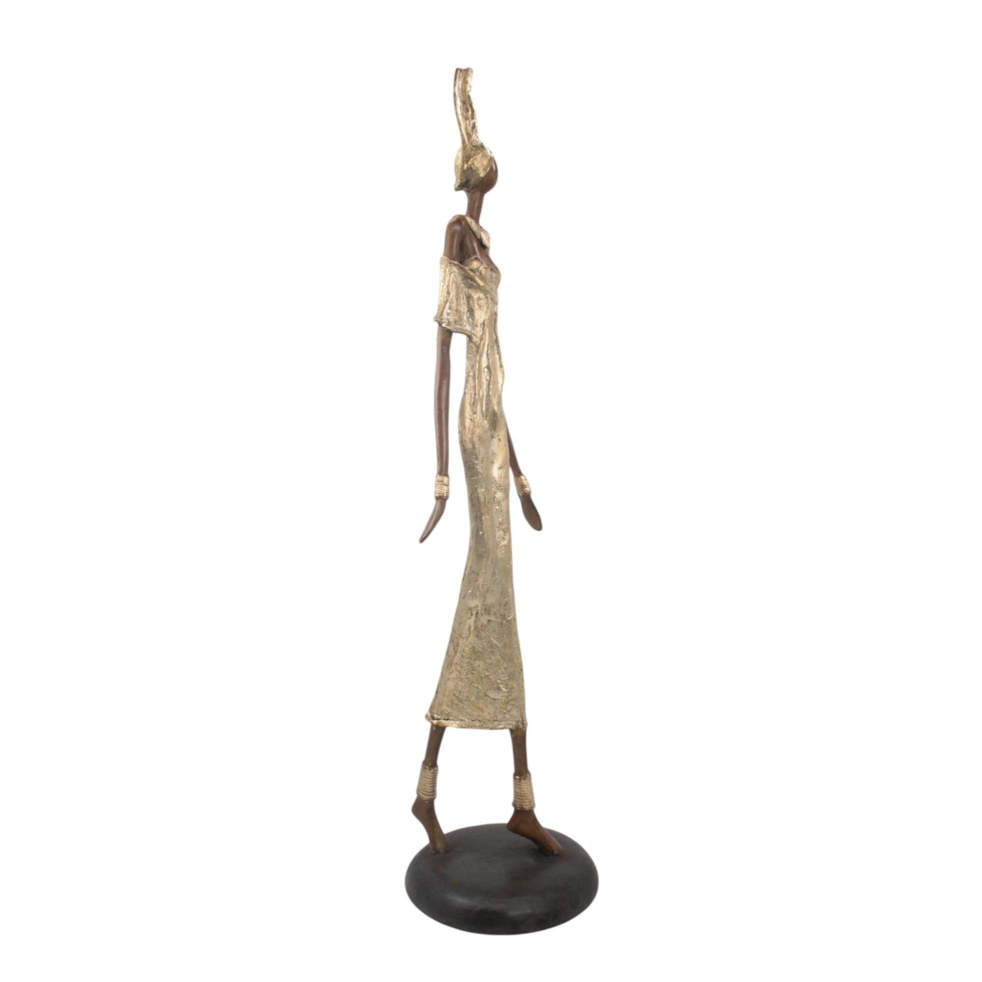 Bronze Issouf 80 cm doré n°1 Bronzes d'Afrique